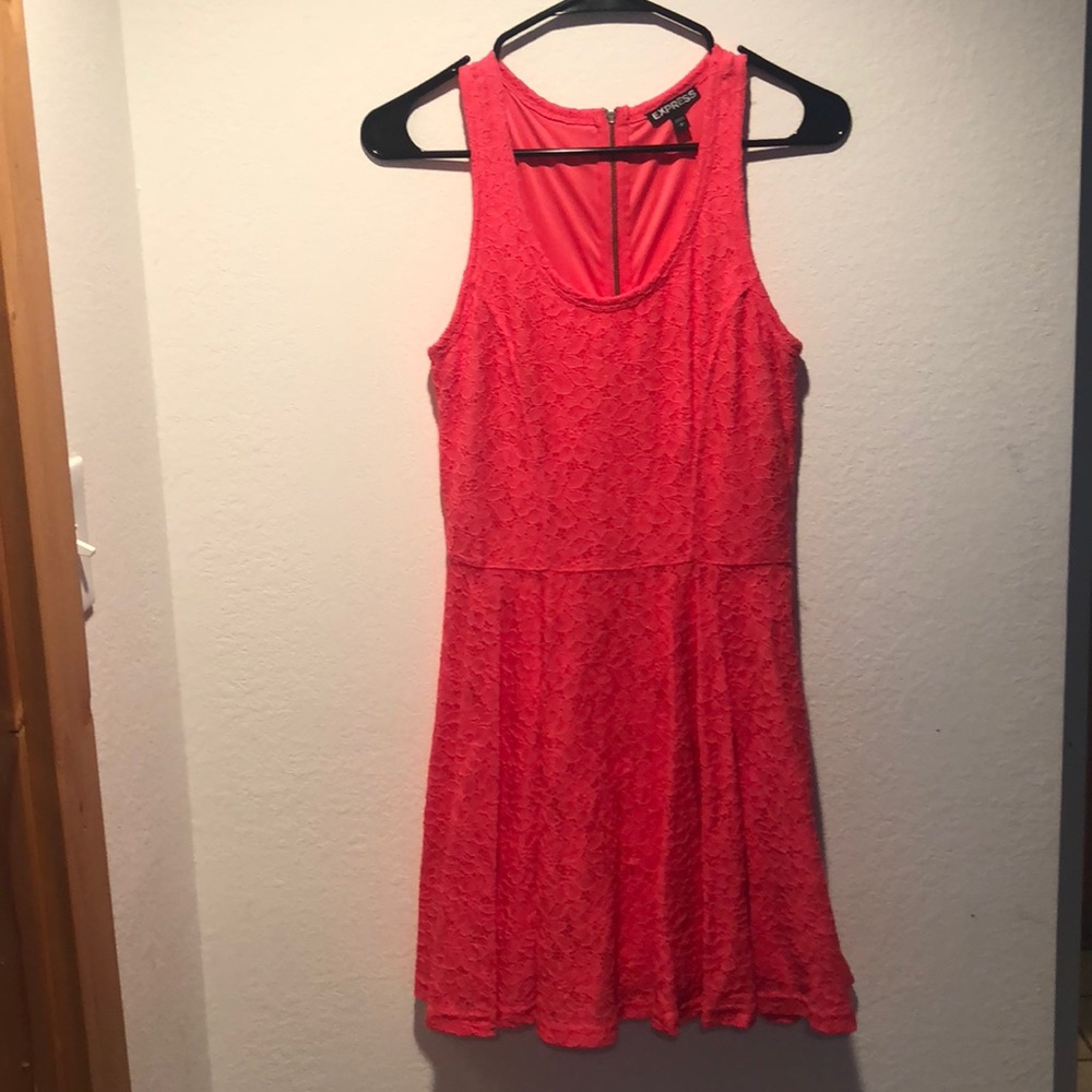 Express Coral Sundress